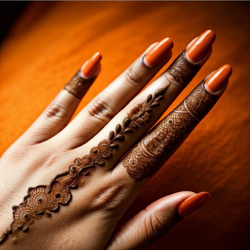 Finger Mehndi Design