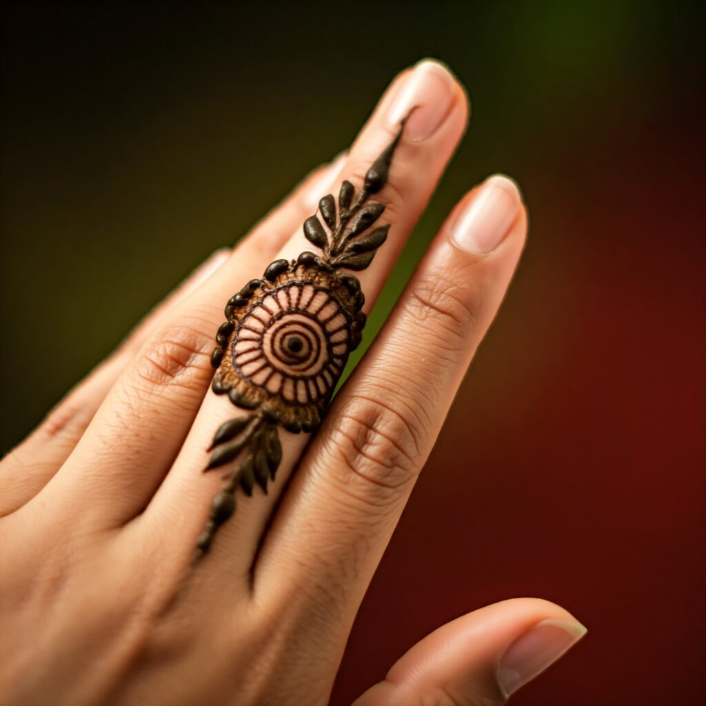 Finger Mehndi Design