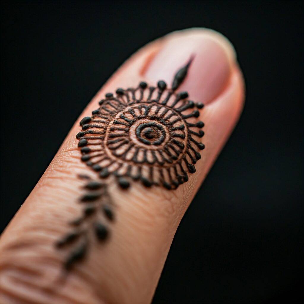 Finger Mehndi Design