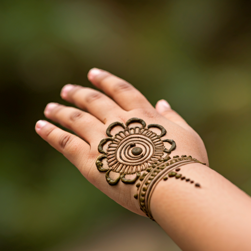 Cute Easy mehndi designs for kids