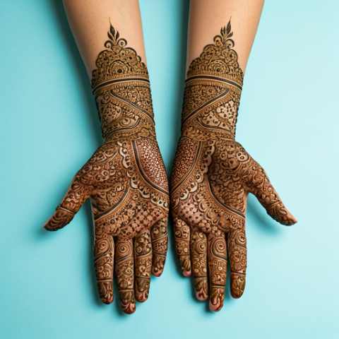2. Intricate Floral Patterns: Perfect for Your Bridal Mehndi