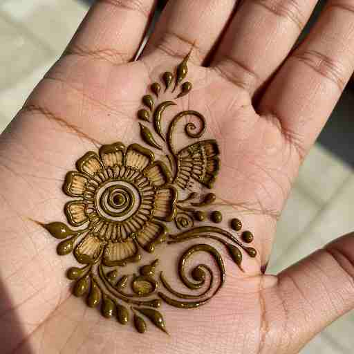 A blossoming design that takes center stage in this serene and symbolic design