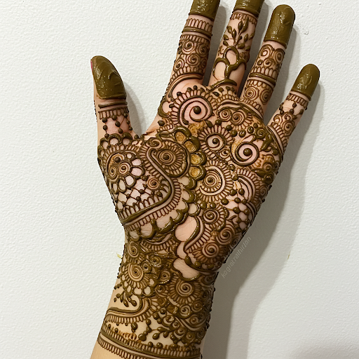  A bold, modern twist on traditional mehndi art