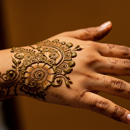 A henna design that whispers tales of celebration