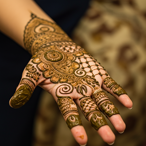 Henna's temporary beauty, a cherished memory