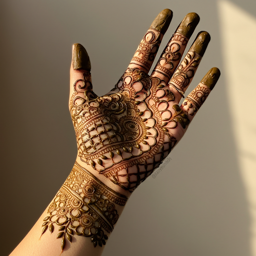 A design that transforms a hand into a storybook
