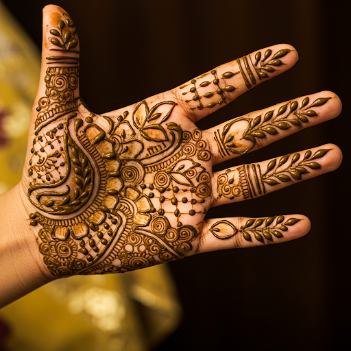 Beautiful and unique pattern mehndi design